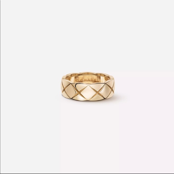 Gold OR SILVER quilted pattern crush ring - Picture 3 of 3